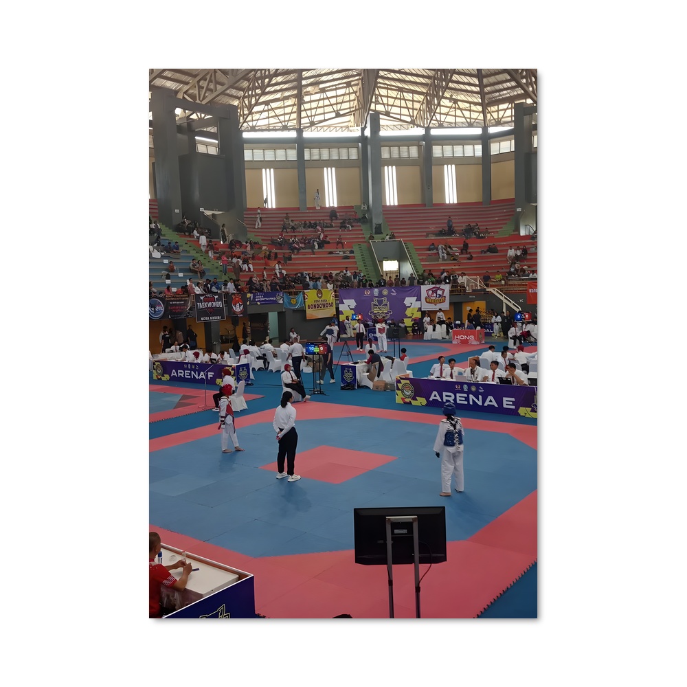 Poster Asian de games – affiche Taekwondo